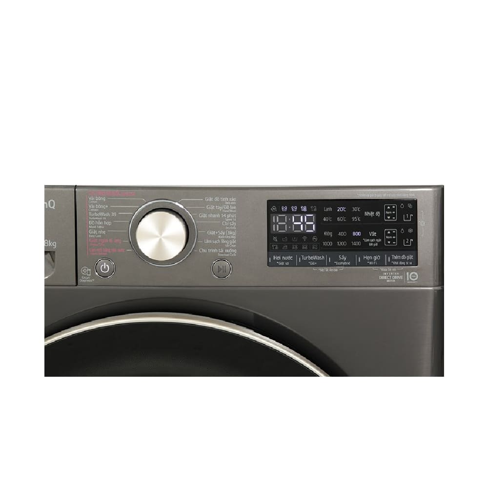 Máy giặt sấy LG AI DD Inverter giặt 14 kg - sấy 8 kg FV1414H3BA